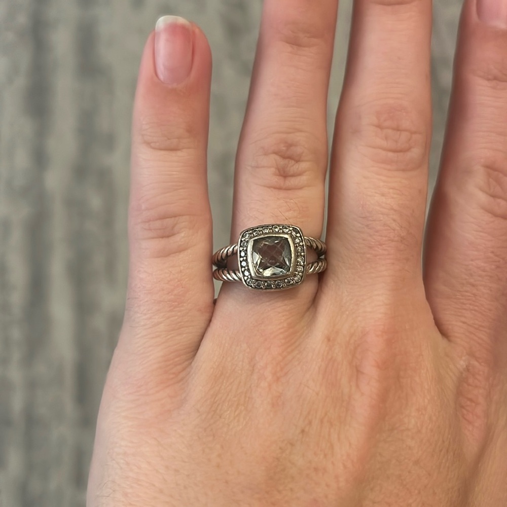 David Yuman Petite Albion Prasiolite Ring